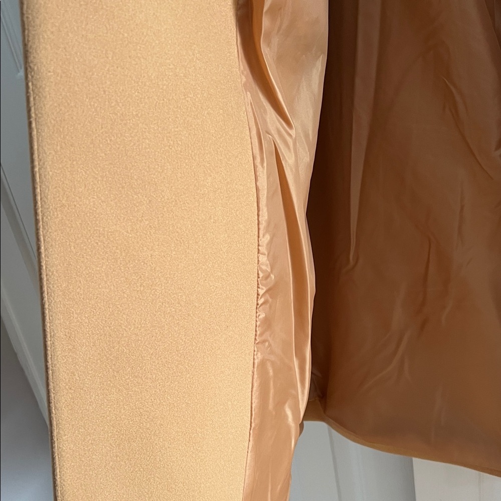 Scoop Camel Double Breasted Long Tailored Coat - Size M - NWT - Picture 7 of 16